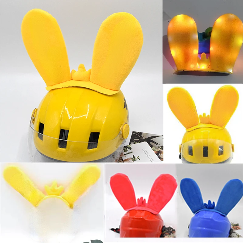 

Delivery Brother Rabbit Ears Same Style Meituan Kangaroo Helmet Decorator Net Red Hat Hair Band Rider Running Lamp