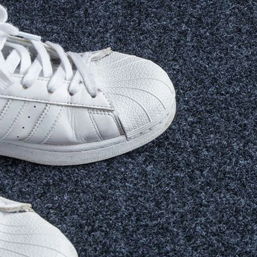 

2Pcs Simple Floor Mat Anti-Slip Wear-Resistant Door Carpet with Comfortable Touch for Home Decor Black 60x40cm