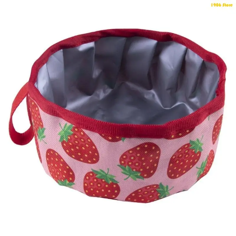 U1JB Dog Travel Bowl Collapsible Container Portable Pet Bowl Dog Water Bowl