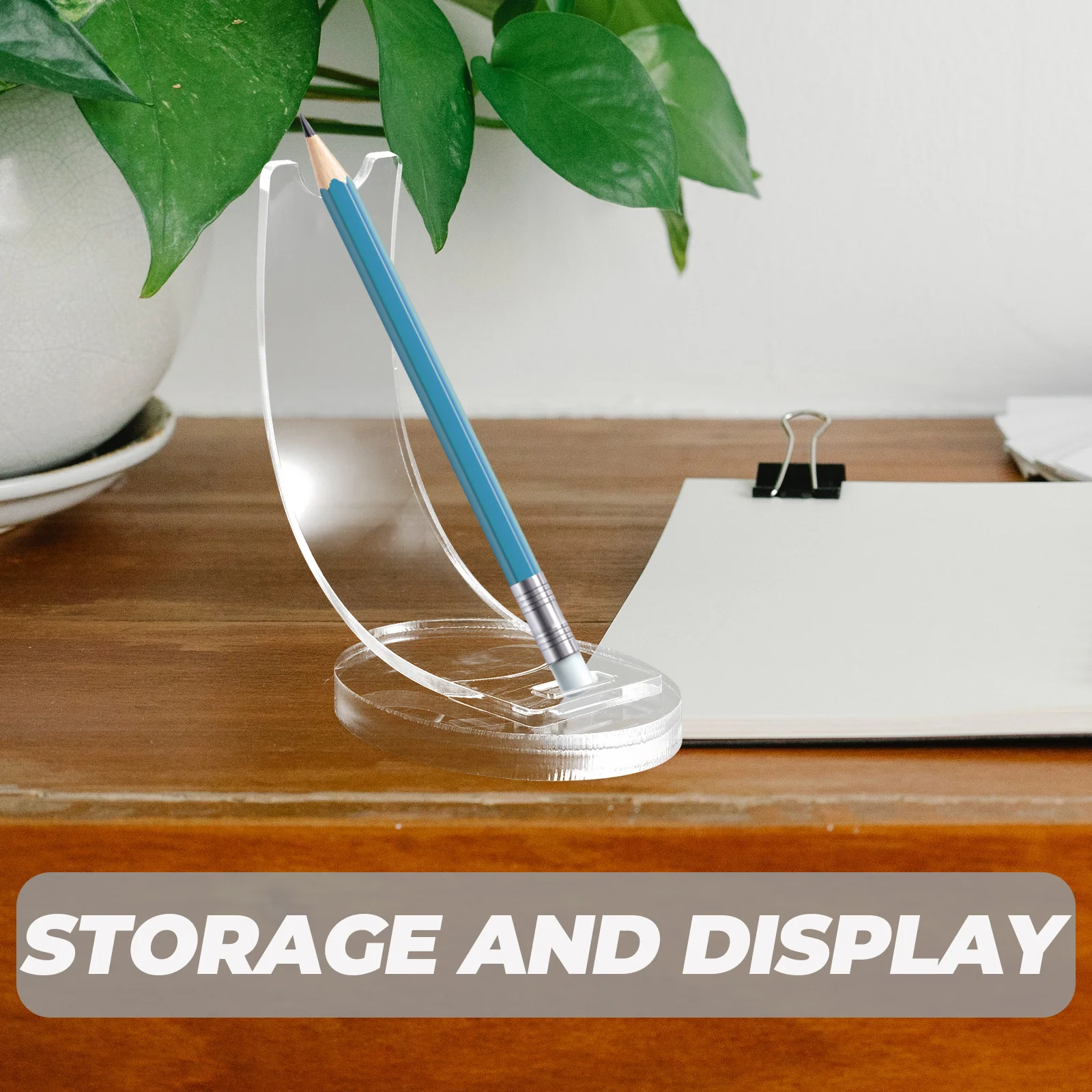 Pen Displayhouder Marker Doorzichtige rekstandaard Handwerk Fontein Maak borstels Make-up