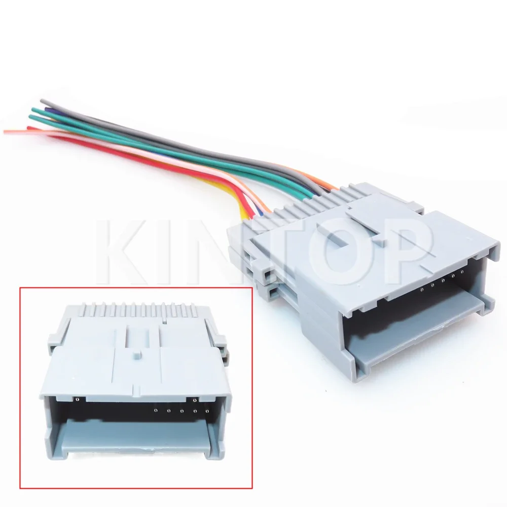 

24 Pins AC Assembly Auto Stereo CD Connector Car Radio Wiring Harness Antenna Adapter Connector Plug for Chevy GMC Buick