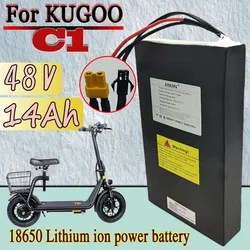 Original 48V 14Ah For Kugoo C1 Electric Scooter Powerful Motor 18650 Lithium Battery 13S4P