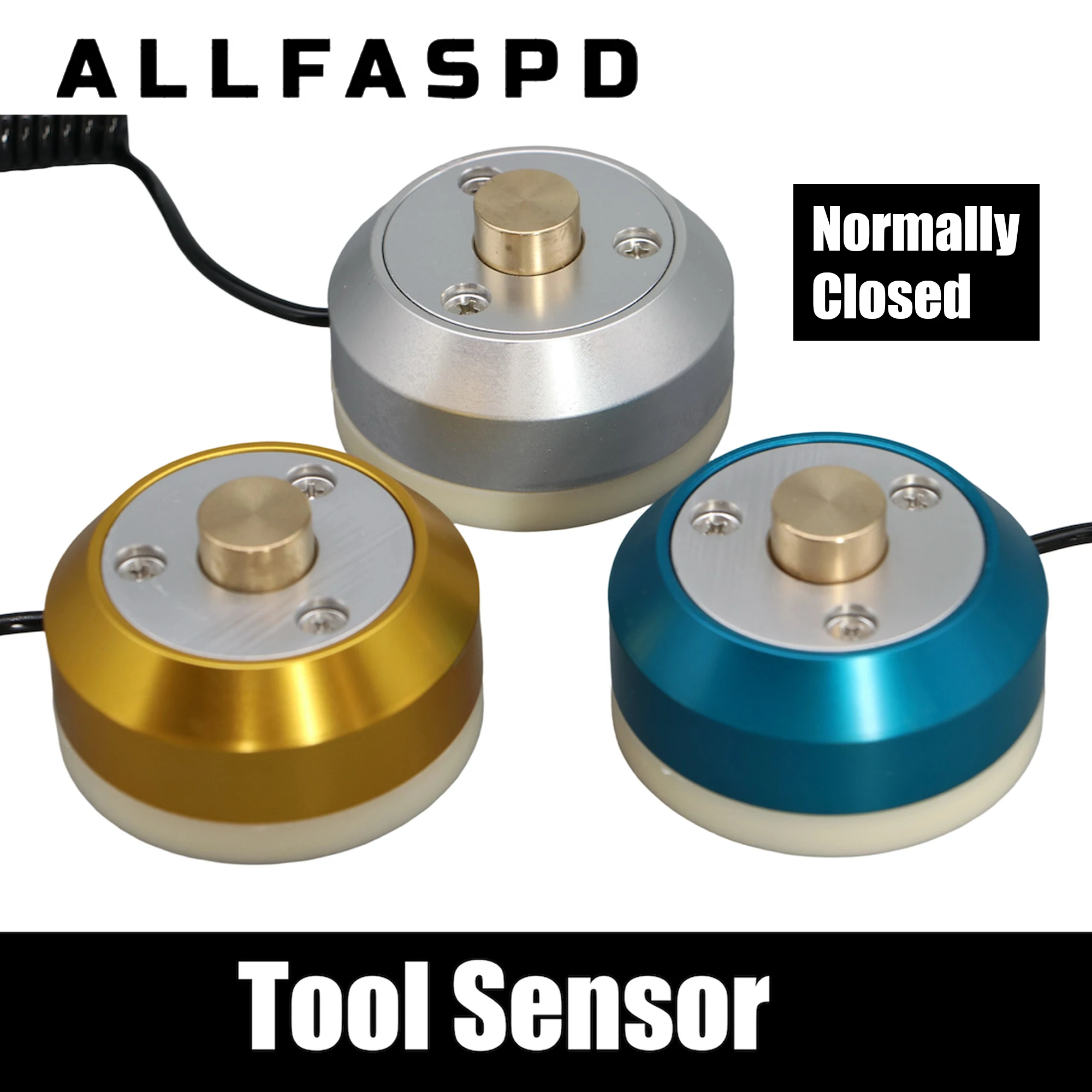 Auto Zero Z Axis Probe CNC Tool Sensor Normally Closed Touch Plate for CNC Mach3 Router Milling Machine