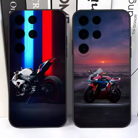 H-HondaS Cbr 1000rr Moto For Samsung S25,S24,Ultra,S20,S30,Plus,S22,S23,Ultra,Plus,5G Black Silicone Soft Case