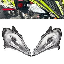 ATV Headlight Set with Light Bulbs Compatible with Yamaha Raptor 700 Wolverine 450 350 YFZ450 700R 250 YFZ 450R 450X 2006-2024