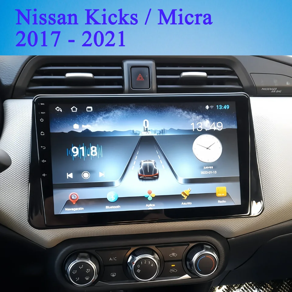 

8Core 8G+128G Car Radio FM AM Multimedia DVD Cassette For Nissan Kicks 2014+ Micra 2017+ 4G Lte WiFi Carplay Android Auto RDS BT