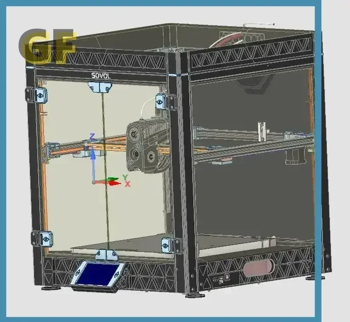 SV08 Full Enclosure kit single layer Version  Design By