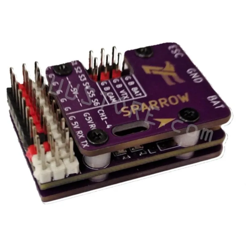 

Lefei Sparrow 3 V3 OSD Flight Controller Gyro Stabilization Return Home Support SBUS PPM IBUSP WM CRSF For RC Airplane