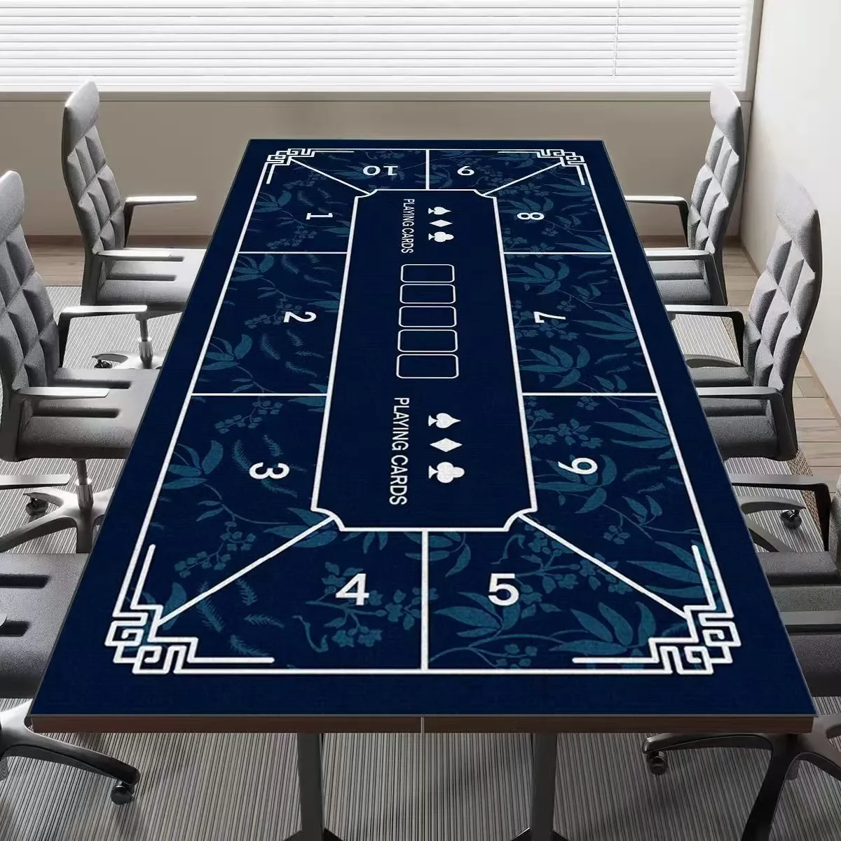 Leather Desk Pad Protector For Poker Gaming Board Game Mouse Pad Office Desk Mat Waterproof Non-Slip PU Desk Blotter Pad