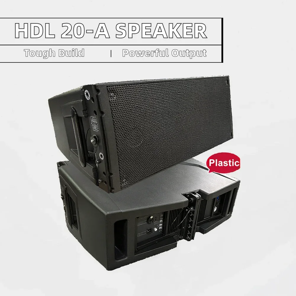 

HDL 20-A Professional Stage Dual 10 Inch Plastic Active Line Array Speaker System New 8ohm 10'' Line Array Plastic Speakers