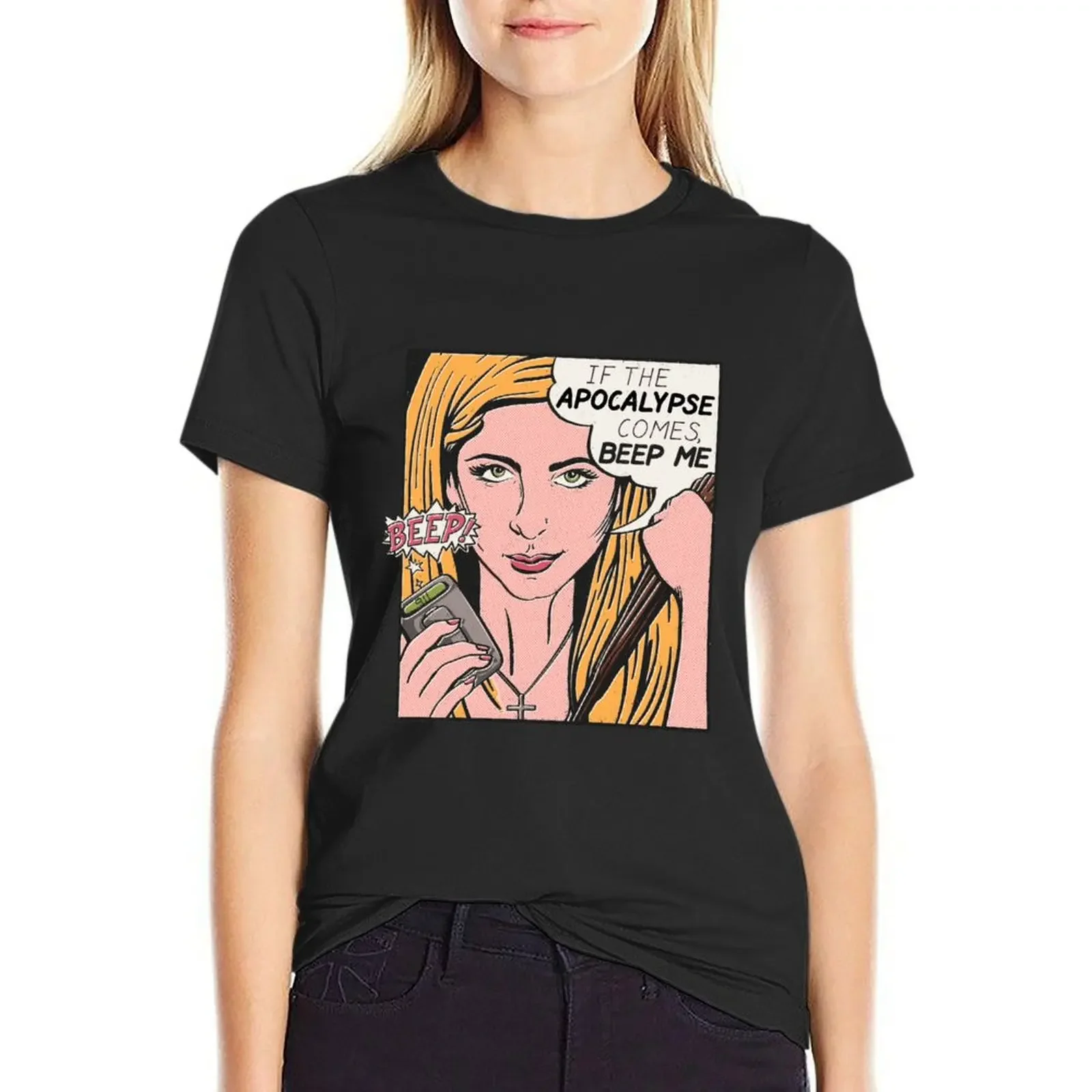 

Pop Art Slayer T-Shirt summer top quick-drying kawaii clothes animal print workout t shirts for Women