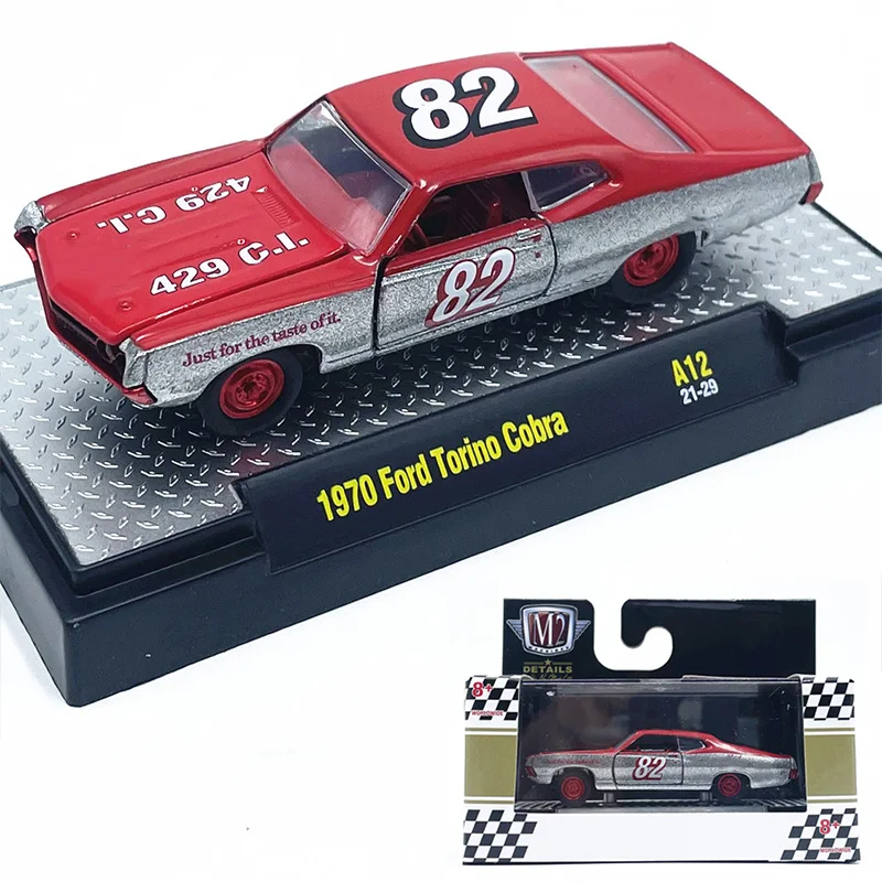 

1:64M2 Модель автомобиля 1970s Muscle Sports Car Моделирование модели автомобиля из сплава Коллекция подарков Совершенно новый с упаковкой