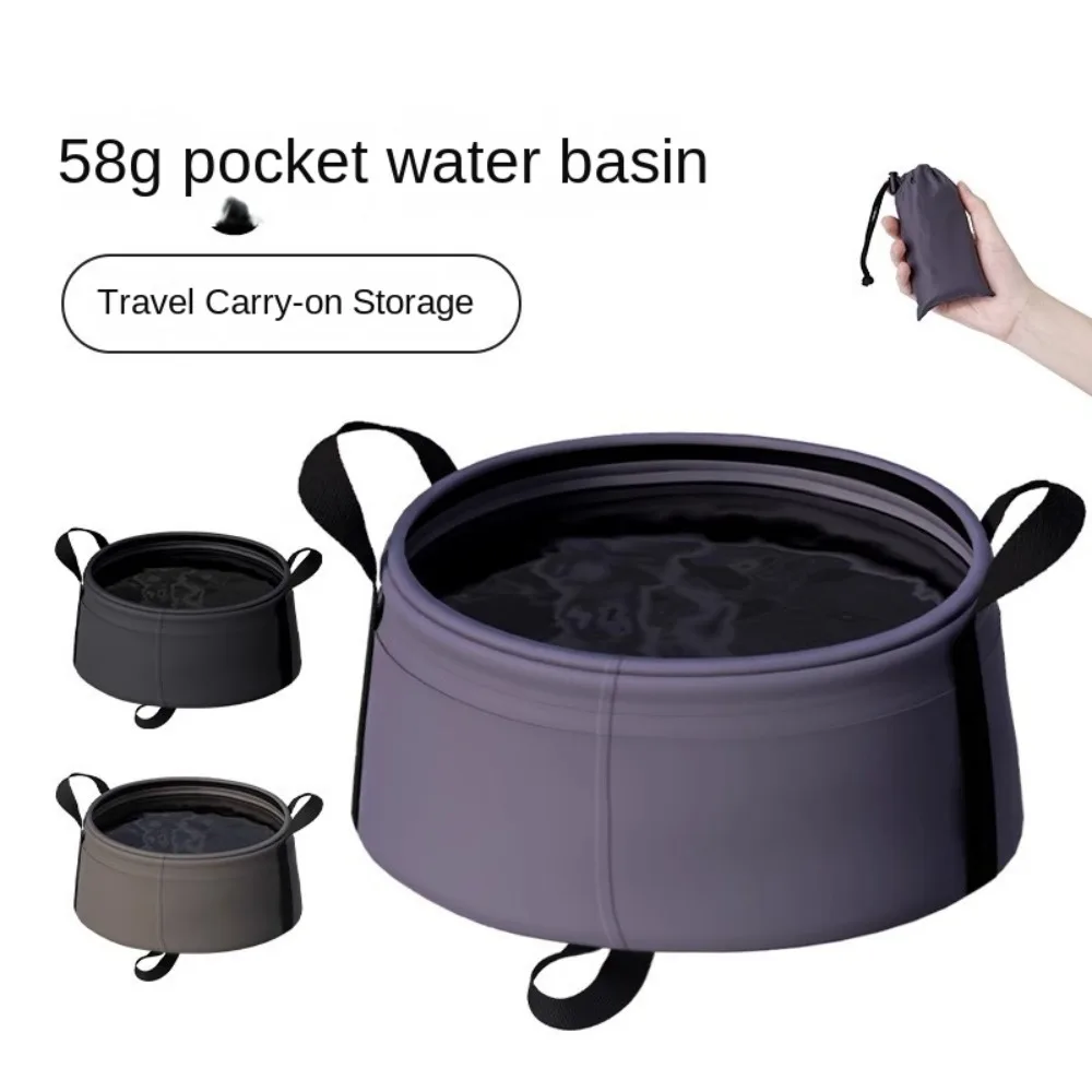 

Waterproof Folding Water Basin Collapsible Large Capacity Portable Wash Basin Reusable Lightweight Foldable Washbasin Basket