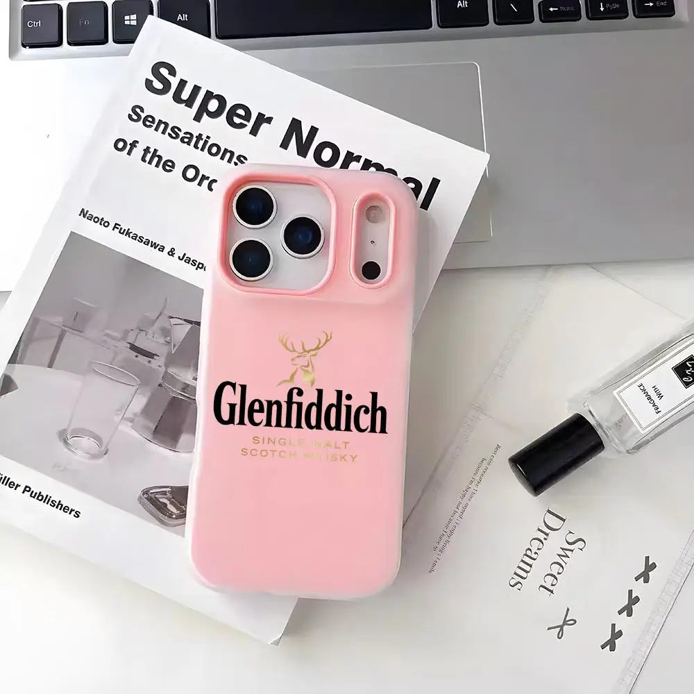 Funda de teléfono con logotipo de la marca Wine G-Glenfiddich para IPhone 17 16 15 14 13 12 11 Pro Max Plus Mini funda suave de gelatina transparente