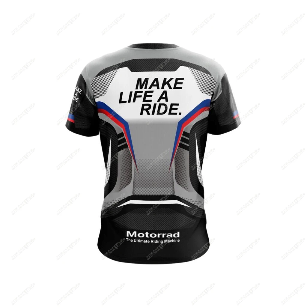 

ADVENTURE Racing Motorrad For BMW T-Shirt Team Motorsport Motorcycle Shirt Sports Travel Men's Quick Dry Breathable Jerseys