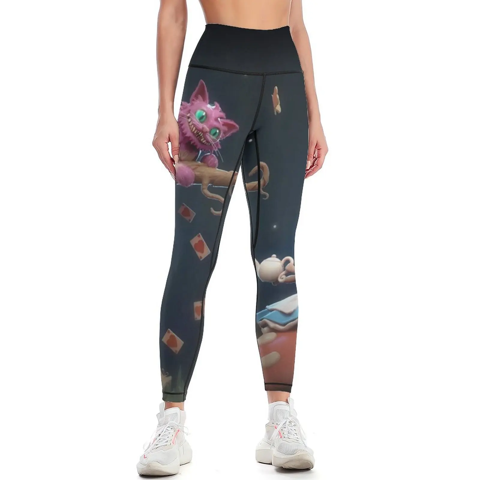 

Curiouser and Curiouser Leggings Sports female Golf wear legging push up Womens Leggings