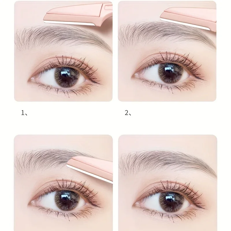 Pocketknife لنزع الشعر للنساء 3 قطعة أداة قص الحواجب الوجه الحاجب الملف الشخصي مزيل الشعر للسيدات الوجه الحاجب شكل ماكينة حلاقة #5