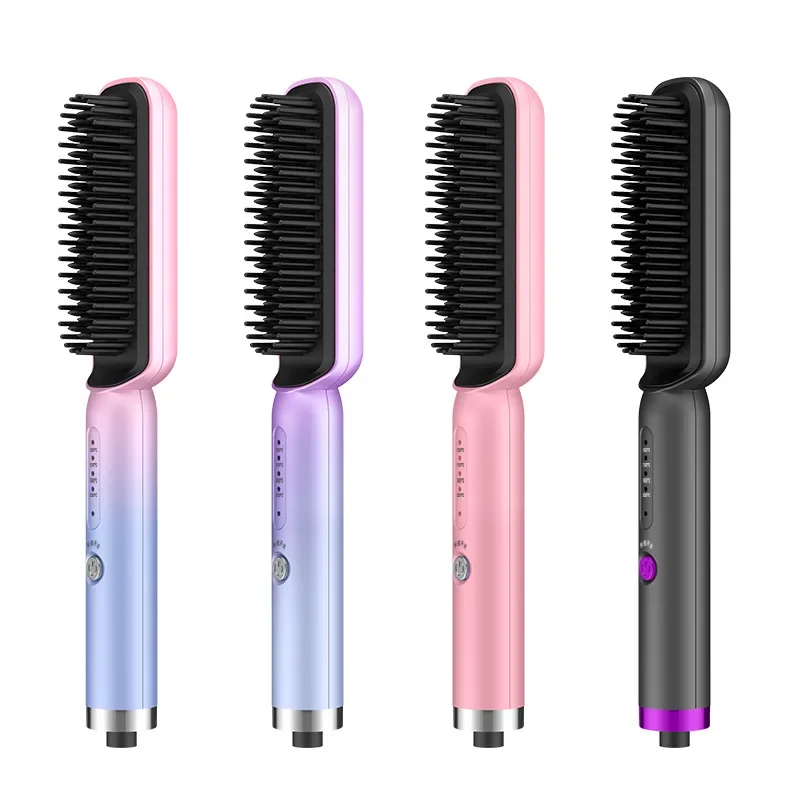 

Electric Hot Comb Multifunctional Straight Hair Straightener Comb Negative Ion Anti-Scalding Styling Tool Straightening Brush