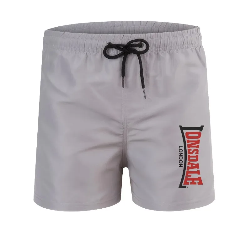 2026 New Men's Beach Printed Swim Trunks, Quick-Drying Summer Surfing Shorts for Leisure and Sports, with Mesh Pouch S-4XL