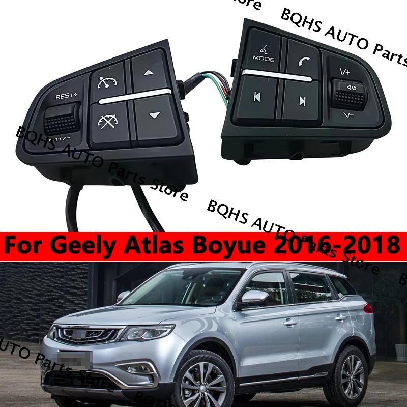 

NL3 внедорожник многофункциональный переключатель на рулевом колесе аудио круиз-кнопка для Geely Atlas Boyue 2016 2017 2018