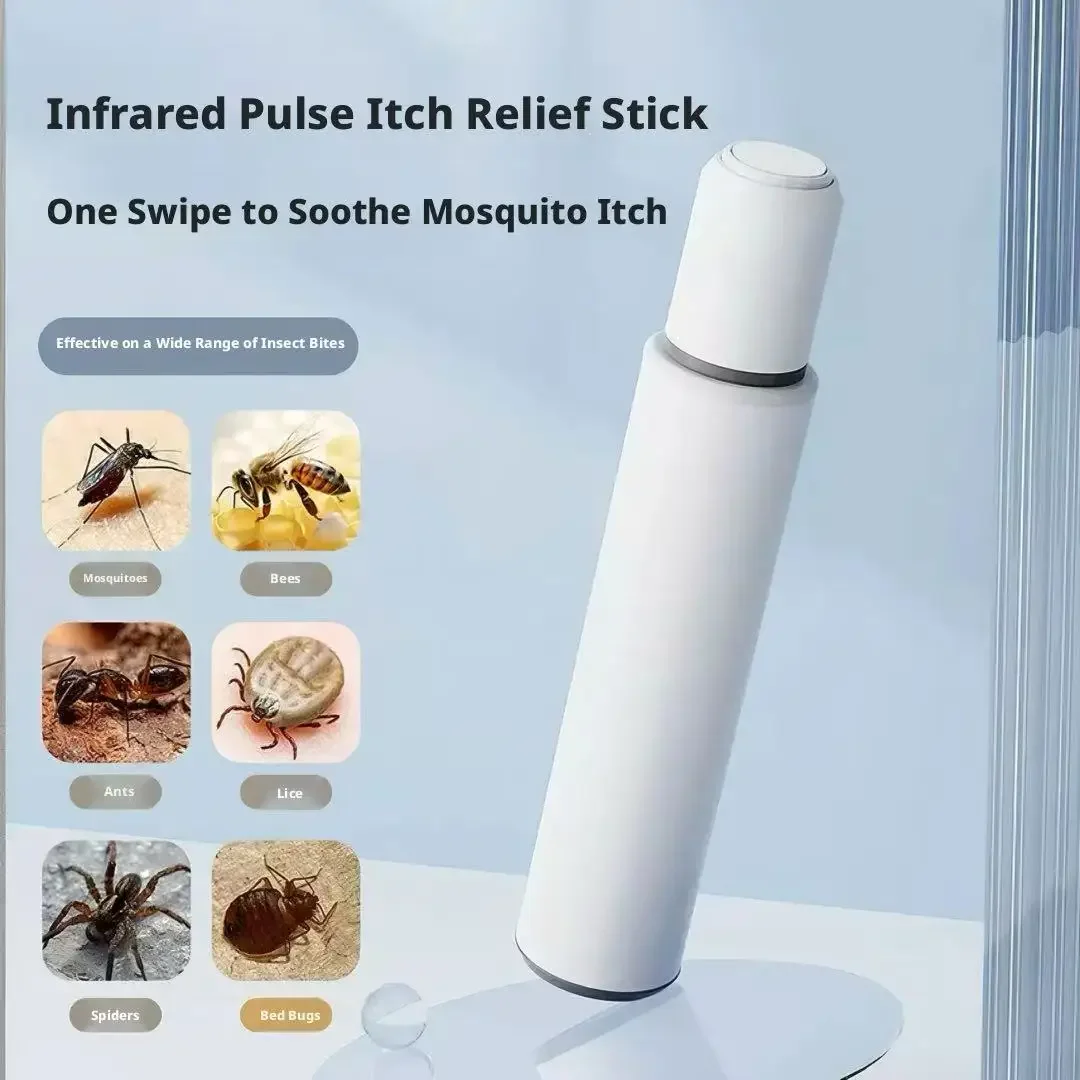 Electric Anti-Itch Device Outdoor Mosquito Bite Relief Portable Rechargeable Physical Soothing Instrument for Kids Adults