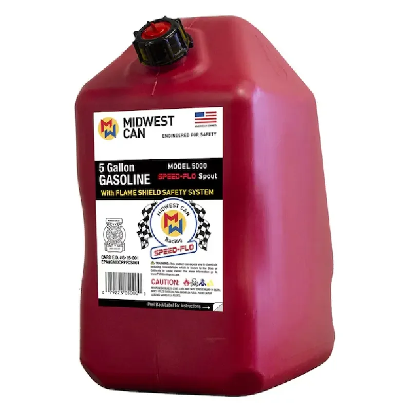 

Midwest Can Speed-Flo Spout Plastic Gas Can 5 gal