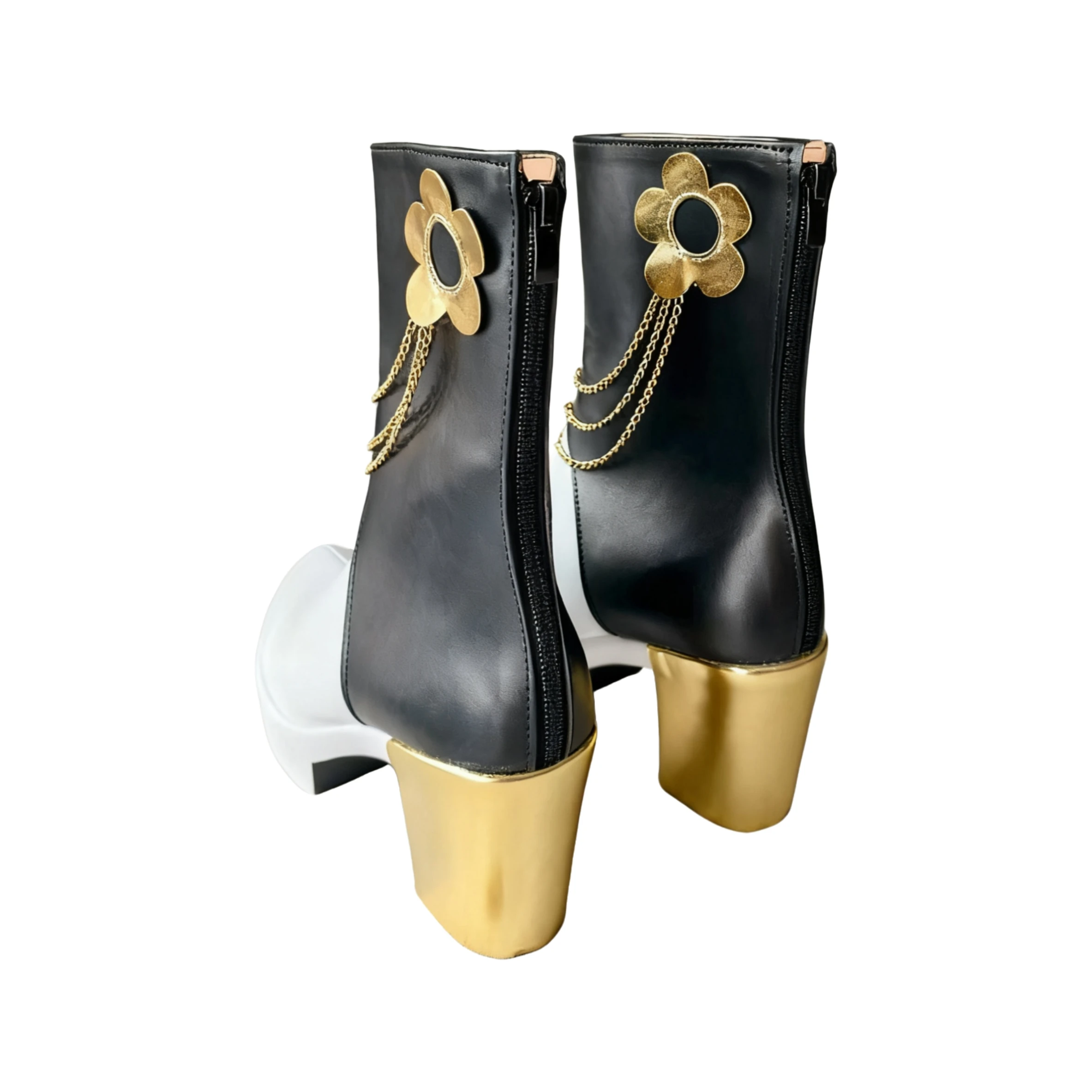 アニメ KPOP コスプレ悪魔ハンターミラコスプレブーツ PU 靴ハロウィンコスプレ小道具カスタムメイド子供大人の靴