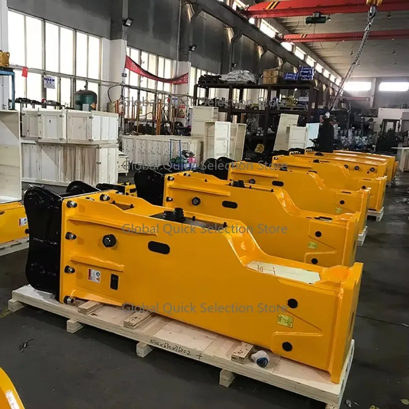 Rock Drill Breaking Tools Hydraulic Breaker with Motor for 30 Ton Excav-ator Construction Demolition