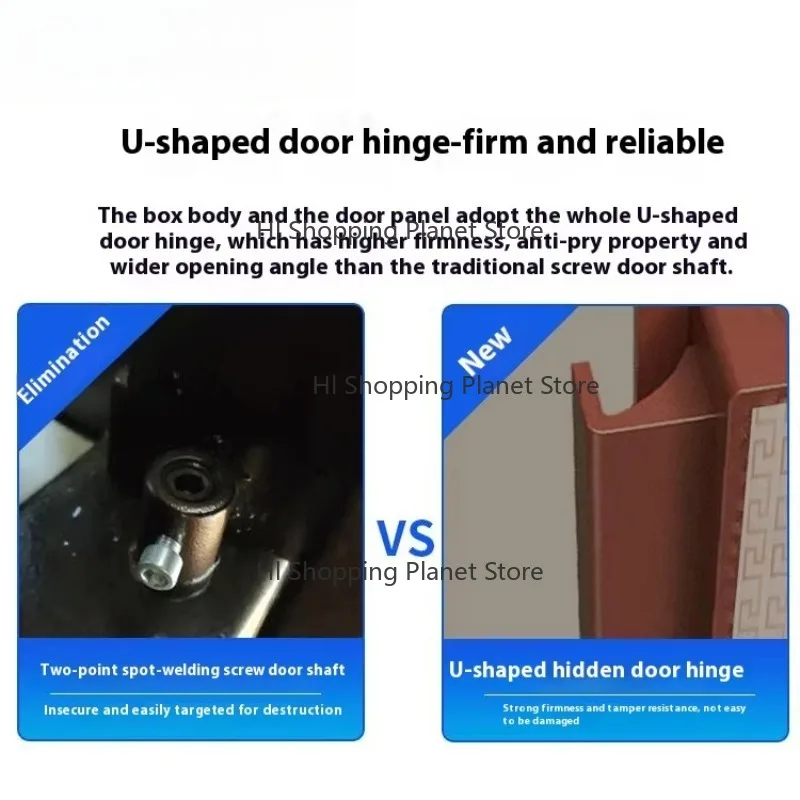 Will-xin All-Steel Fingerprint Lock Fireproof Safe Deposit Box for Office Use 30-150cm Dimension Ls30-150Cm Full Range Model