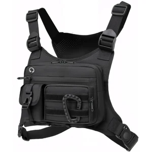 Outdoor Chest Bag For Men and Women, Tactical Vest For Running, Cycling, EDC Chest Pack Rig For Sports and Workouts