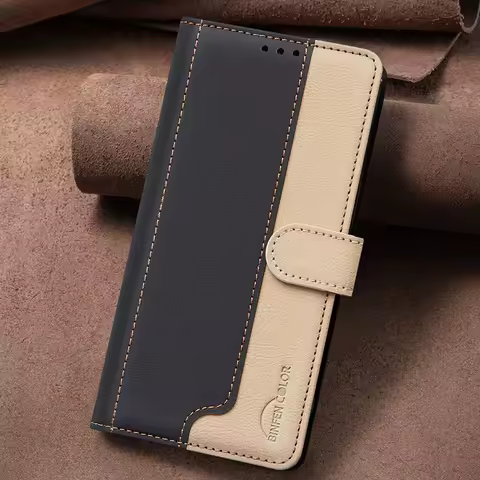 Leather Case For POCO X7 M8 M7 F7 F8 Ultra X6 M6 F6 X5 X3 M3 Pro 5G F3 F5 M5S C65 C75 C85 Wallet Card Slot Flip Book Case Cover