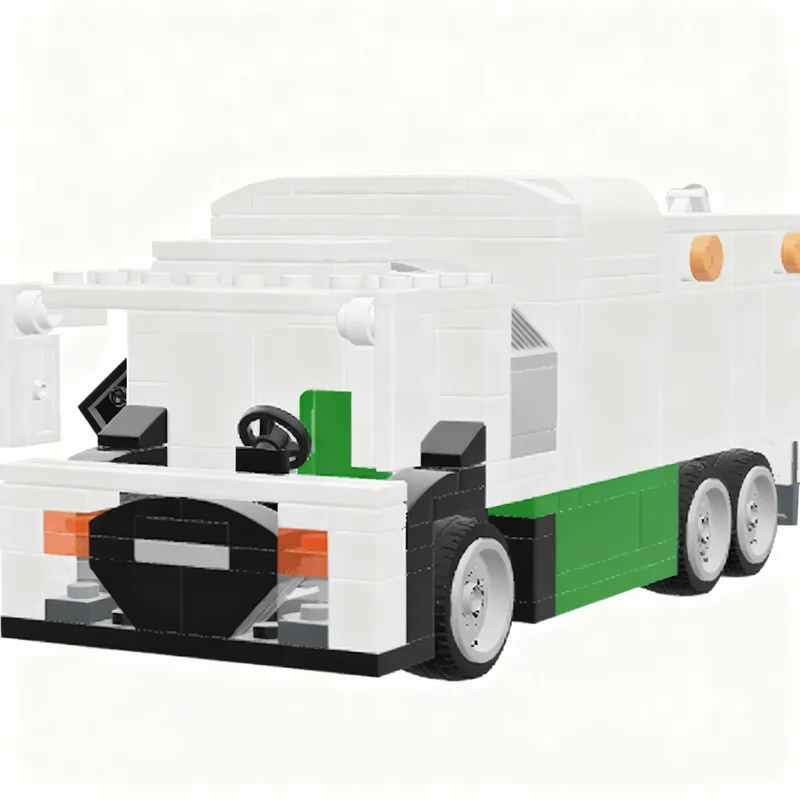 272PCS MOC City Champions Super Car Heavy Truck Lr Garbage Model Technology DIY Assembly Building Blocks Display Birthday Gift