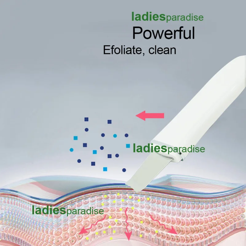 Ultraschall Haut wäscher Tiefen gesichts reinigung Spatel Peeling Schaufel Gesichts poren reiniger Mitesser Entfernung Lift Maschine