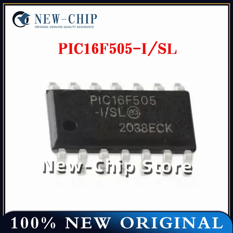 

5PCS-100PCS/LOT PIC16F505-I/SL SOP-14 Microcontroller chip 100% New Original PIC16F505