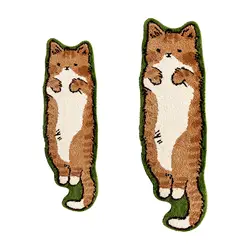 Cat Bedroom Mat Cute Soft Cartoon Funny Floor Mat Animal Shaped Rug Runner Rug for Corridor Living Room Entryway Hallway Bedroom