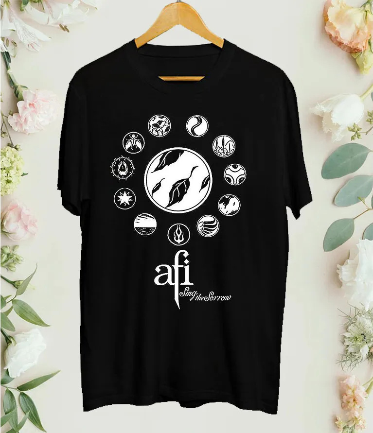 Afi Band Sing The Sorrow T-Shirt unisexe à manches courtes toutes tailles CS66
