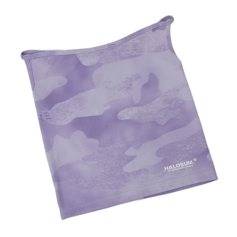 

Ear Hanging Sunshade Veil Face Cover Shading UV Protection Sunscreen Face Mask Breathable Thin Ice Silk Face Mask Cycling