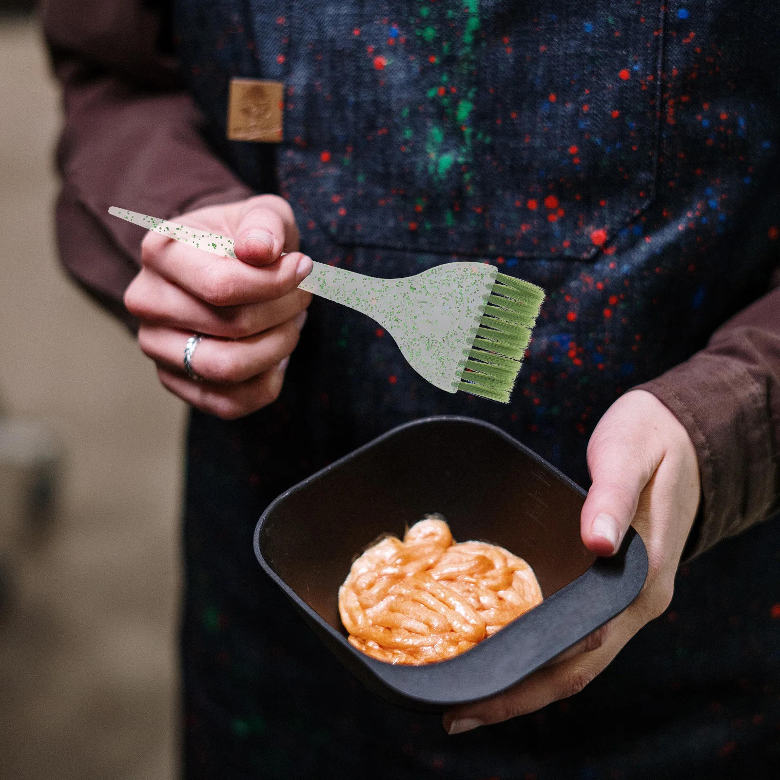 

6Pcs Hair Dye Brush Comb Set Durable Hair Coloring Tool Salon Hairdressing Supplies for Home Use Hairstyling Comb Set