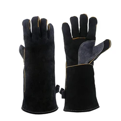High Temperature Resistance Safety Gloves Heat Resistant Fireproof Protection Supplies for Firefighters Rescuers Welding