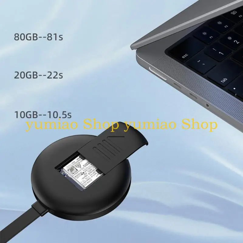 587B 2230 SSD Enclosure Support NVME&NGFF TypeC interfaces for Mobile Hard Disk Expand Phone Storage Fast Transfer