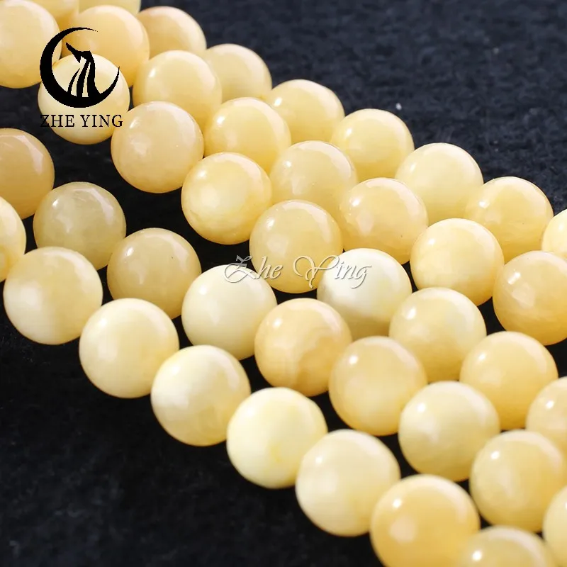 Natural Stone honey calcite level 2 beads  Amber Calcite 6-10mm Crystal Beads Stone Round Loose Beads for DIY Jewelry Making