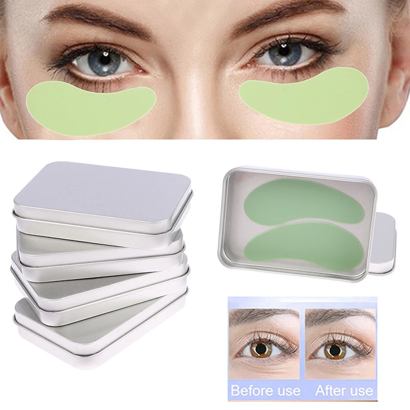 1 Pair Reusable Eye Mask Patch Silicone Pads Essential Eye Cream Patch Facial Lifting Eye Wrinkle Removal Patch Eye Skin Care