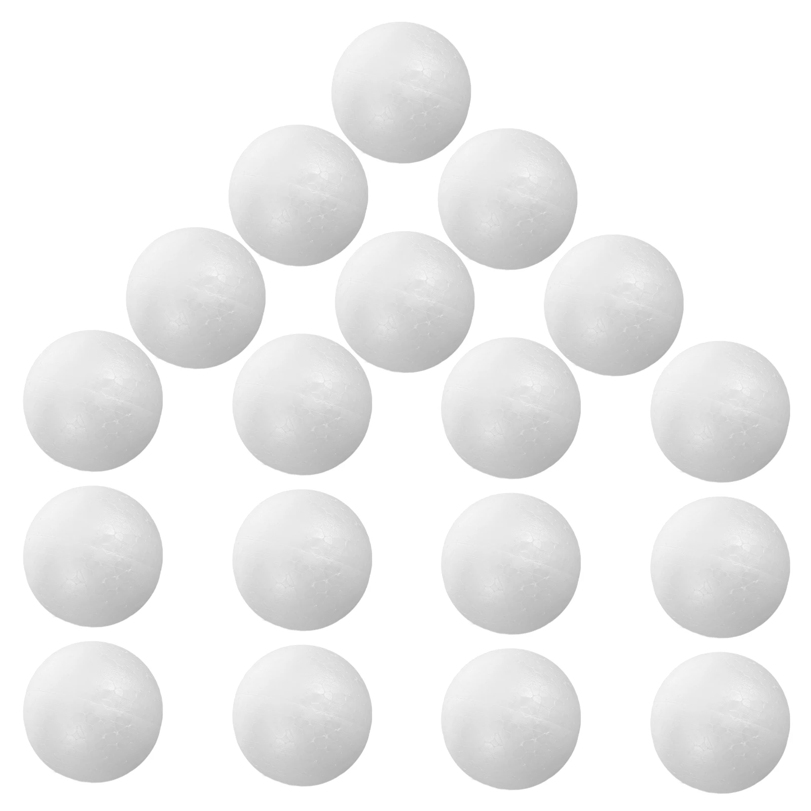 

200Pcs White Craft Foam Balls Christmas Decoration DIY Kids Art Materials Preschool Kindergarten Winter Party Supplies