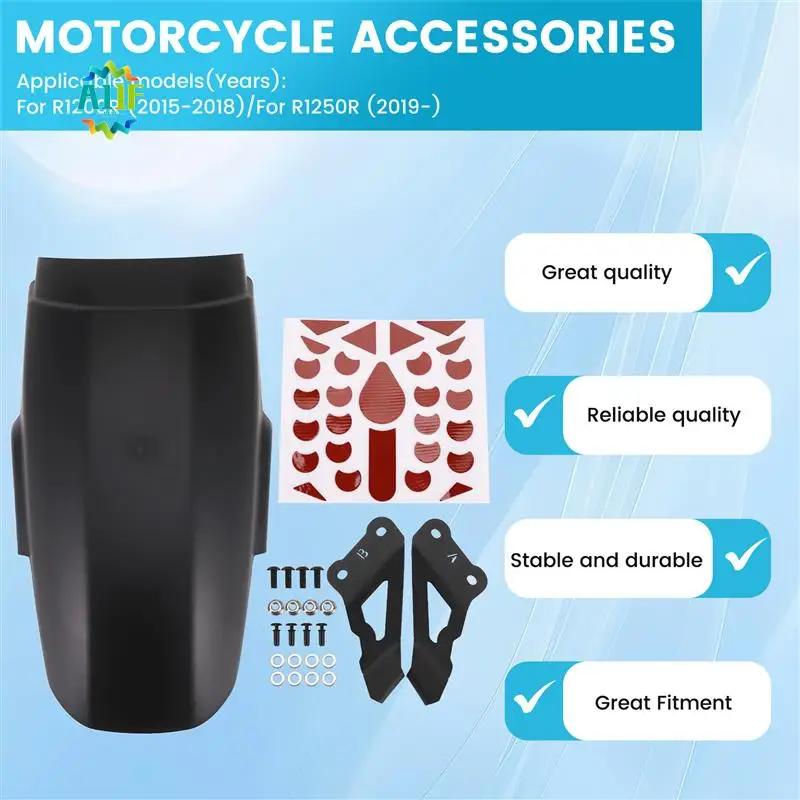 

A11F-удлинитель переднего крыла мотоцикла для BMW R1250R R1200R 2015-2024, расширение брызговика