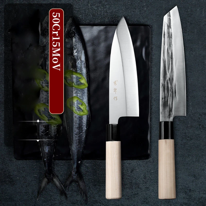 

Japanese Salmon Sashimi Knife Fish Head Knife Chef Knife Professional Cooking knives Sushi Knife Fish Raw Special Knives