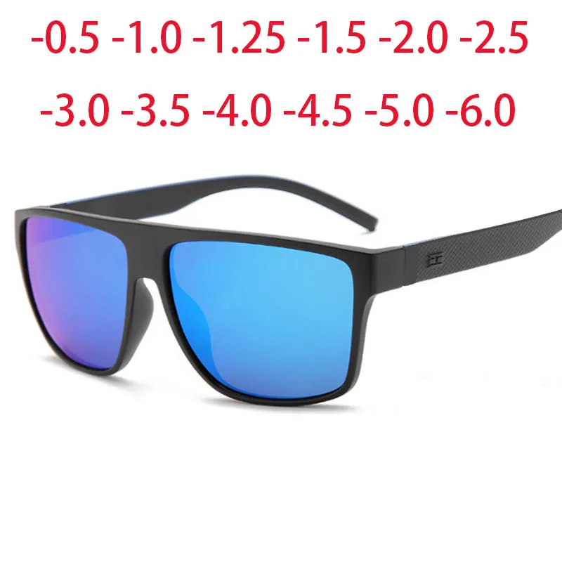 

TR90 Polarized Sunglasses Men Nearsighted Sport Eyewear Anti-glare Minus Lens Prescription Sunglasses Male 0 -0.5 -0.75 To -6.0