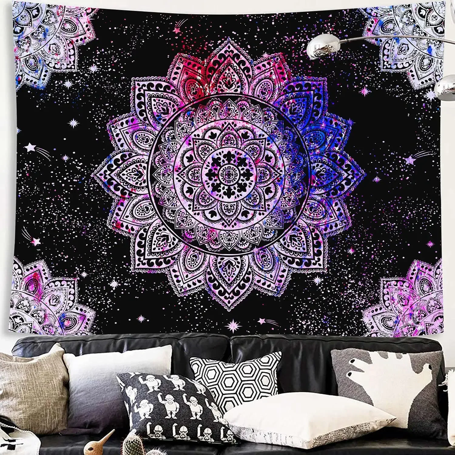Permadani dinding Mandala Psyc - Home Decor Hippie ulasan dan harga
