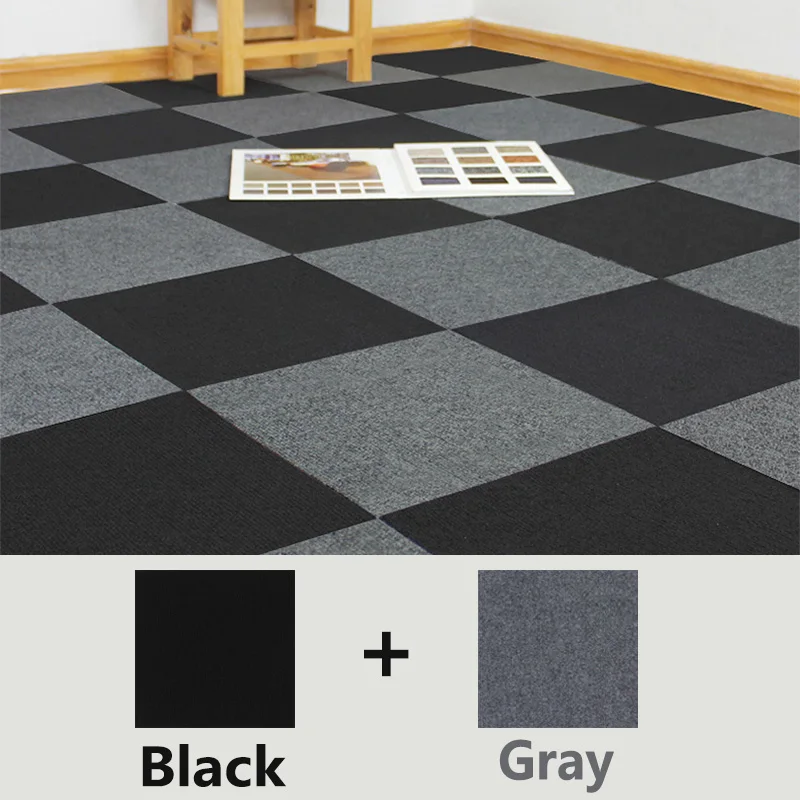 30×30 Self-adhesive Carpet Laminate and Antislippery Linoleum Flooring Large Sticker for Ofiices Study Decoration Floor Stickers