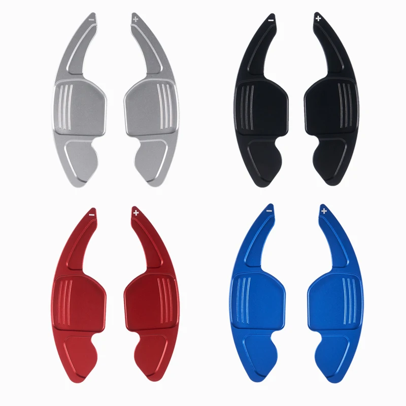 Para AUDI A3 S3 A4 S4 B8 A5 S5 A6 S6 A8 R8 Q5 Q7 TT volante de coche paleta cambio extensión palanca de cambios de aluminio