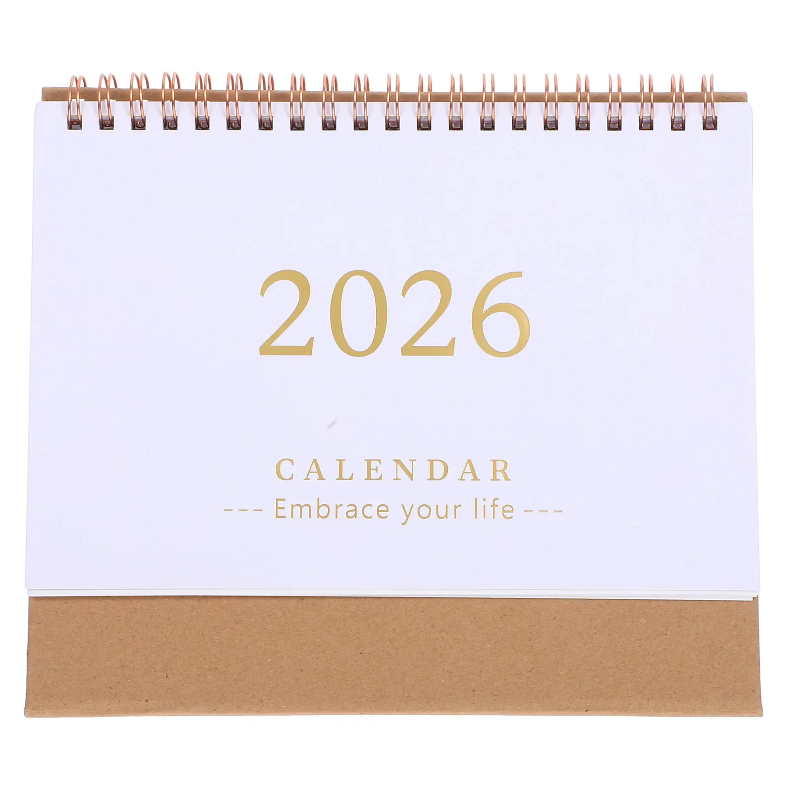 

2026 Desk Calendar Desktop Mini Chinese New Year Flipping Spiral Daily Monthly Paper Cute Little Office
